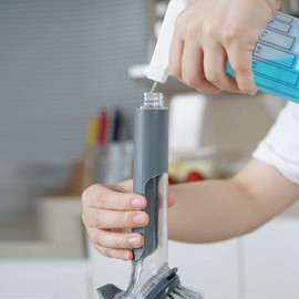 2X Dish Brush with Soap Dispenser Pot Scrubber Kitchen Sink Pan Brush