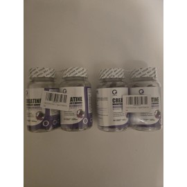 Orgeuos 4xOrgeuos Creatine Monohydrate Gummies - 60 Count - 15 Servings - Exp: 01/2026