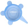 SLSON 6 Pack Pet Food Can Cover Stretchable 1 Fit