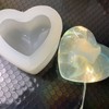 2Ps 3D Corazón Moldes de Silicona, Bricolaje en Forma de
