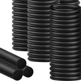 MYFAMIREA 100FT Backer Rod 1/4 Inch EPDM Rubber Caulk Saver Weather Strip Seal Concrete Expansion Joint Filler for Gaps and Joints, Black