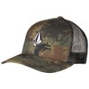 Volcom Men's Standard Full Stone Cheese Trucker Hat, Green Combo