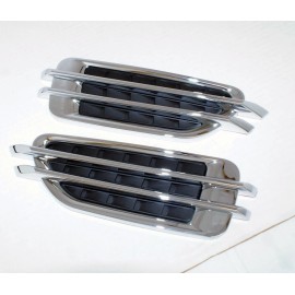 N/A UNIVERSAL ESCALADE FENDER SIDE AIR VENTS CHROME TAHOE CHEVY GMC SUBURBAN YUKON