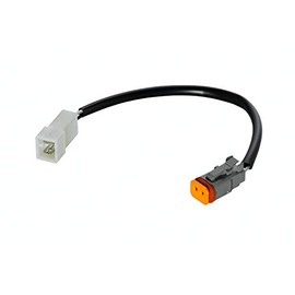 HELLA 8KB 990 299-361 Cable Adapter, electro set - 2-pin connector - Plug: DEUTSCH plug - Cable: 200mm