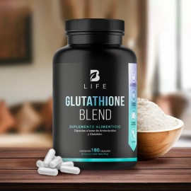 Glutatión De 180 Cápsulas Con Precursor De Glutatión B Life