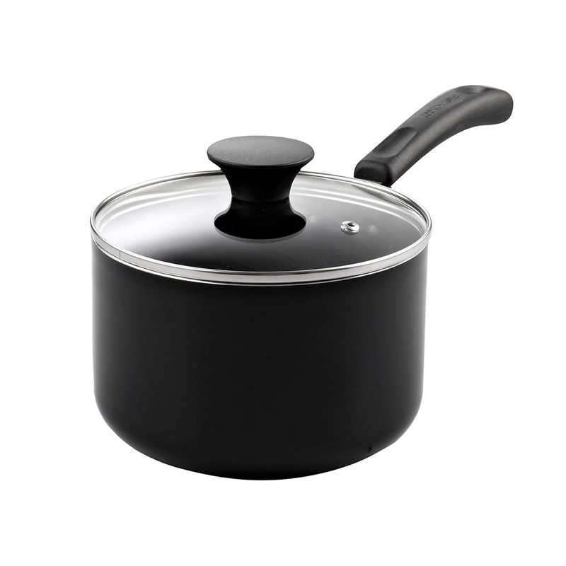 Cook N Home Nonstick Sauce Pan Set 1Qt and 2Qt,