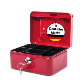 Maul, Cash Box 1, 15.2 x 12.5 x 8.1 cm, Red