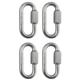 US Stainless 4 Pieces Stainless Steel 316 Quick Link 5/16 (8mm) Marine Grade
