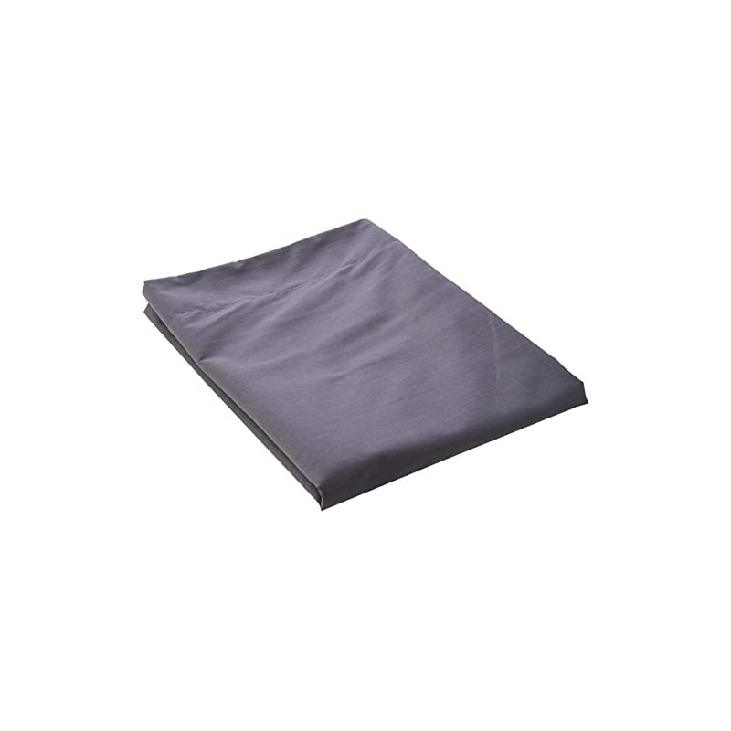 Helena Springfield Plain Dye Percale 50/50 Oxford Pillow Case, Charcoal,