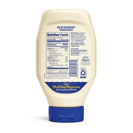 Blue Plate Real Mayonnaise, 18 Ounce Squeeze (Pack of 6)