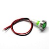 Vogueing Tool AC 125V Green LED Warning Signal Light Dashboard