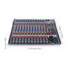 MOCHAG 12 Channel Audio Mixer Sound Mixing Console, 3-Band Equalizer