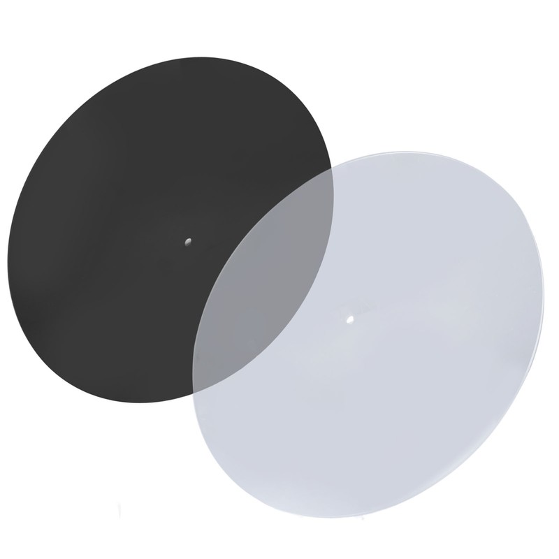 2Pcs Acrylic Turntable Slipmat Record Platter Player 12in Vinyl Slip