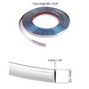 QWORK Automotive Chrome Trim Molding, 2 Pack 1/2 inch Wide