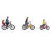 NOCH® Family on a bicycle trip, figure set for the
