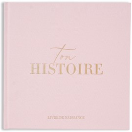 Birth Book - Photo Album and Birth - Birth Gift 132 Pages and Photo Album Scrapbooking - Book for Birth Baby Boys and Girls - Photos 10 x 15 and 13 x 18 cm (Pink)