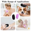 2 Pack Silicone Body Scrubber with Loofah Exfoliating Soft Body