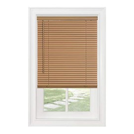 Cordless Window Minds Mini Blinds 1" Slats Woodtone Vinyl Blind HilariousM Window Blinds Blinds for Windows Window Shades Window Shades for Home Window Shades