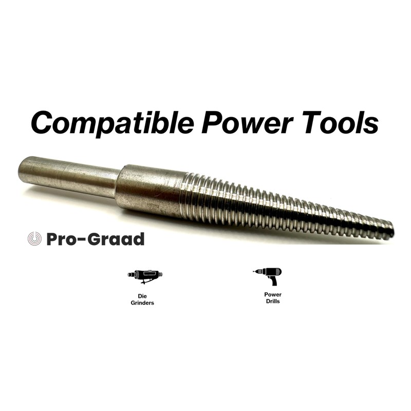 Pro-Graad WTR-2 Tapered Spindle Mandrel Threaded Screw Thread - 1/4"