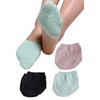 TOMOTHY Toe Socks, Cotton, 3 Pair Set, Toe Cover, Anti-Slip,