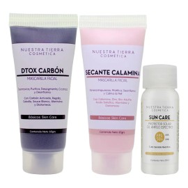 🔥 Kit mascarilla secante calamina + dtox carbon activado 60grs  Vitaminas y Minerales