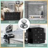 CcHhyyt 6 Pack Self-Stick Knobs Brushed Nickel Self-Adhesive Drawer Knobs