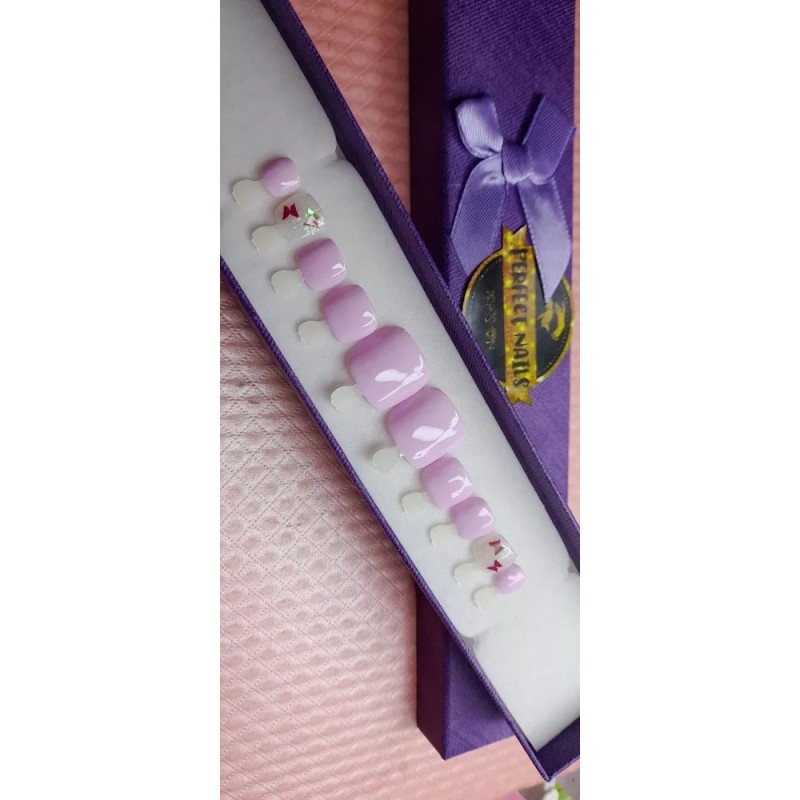 Perfect Nails Press On Press On Para Pies Calidad Premium
