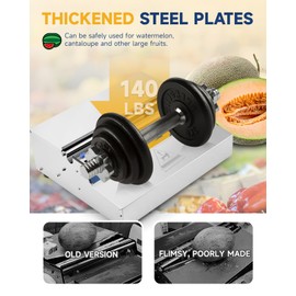 Hanchen Film Wrapper with Built-in heating plate, Film Wrapping Machine 110v US Plug Hand Wrapping Machine Heating Film Sealing for Food Fruit Tray Food Packaging in Supermarket, Fruit Shop, Hotel 18"