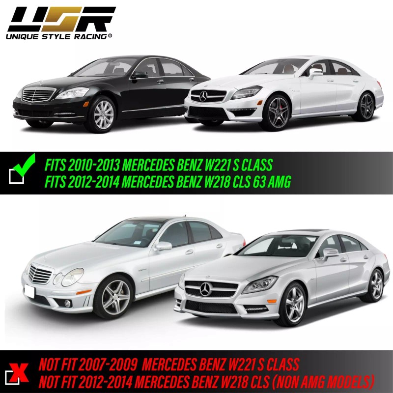 DEPO / Unique Style Racing (USR) White LED Clear Bumper