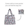 allydrew Foldable Tote Nylon Reusable Grocery Bag (Set of 2),