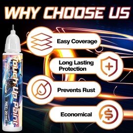 AstraVox Lackstift Auto, 20ml Kratzer Entferner Auto, 2-In-1 Design, Effektiv Zum Ausbessern Von Kratzern, Geeignet Für Autos, Fahrräder Und Motorräder, Einfach Zu Verwenden