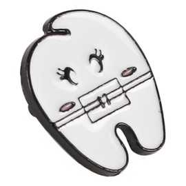 WANGCL 7-teiliges Set mit Emaille-Ansteckern mit Zahnmotiv, Cartoon-Zahnarzt-Anstecker, Punk-Metall-Anstecker, geeignet für Weihnachten, Geburtstage, Jahrestage