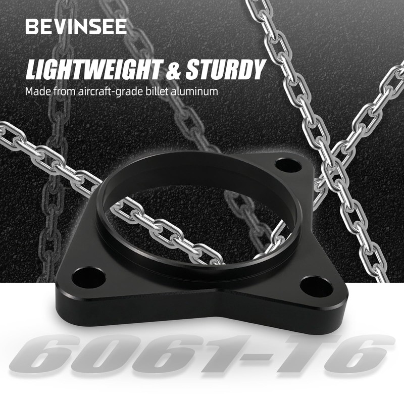 Bevinsee Starter Spacer Adapter With Bolts Compatible with Dodge RAM