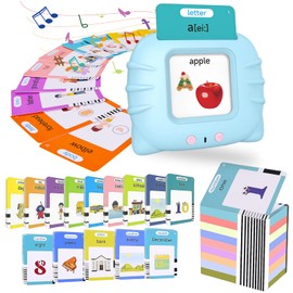 255 Talking Flash Cards for Toddlers 2-6 Years Kids Flash Cards with 510 Sight Words Speech Therapy Learn Alphabet ABC Letters Colors Number Shapes Animals Learning Toys Educational Toys