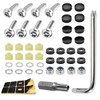 ZIMISI Anti Theft Car License Plate Screws, M6 (1/4") Stainless