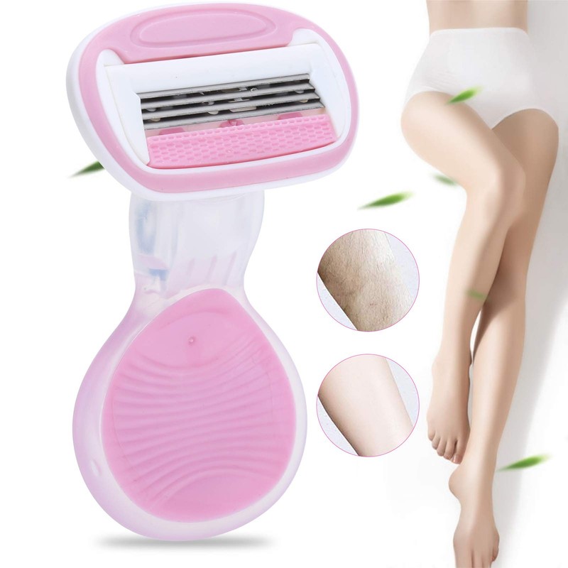 Maquinilla de afeitar para mujer - 4 cuchillas, suave y