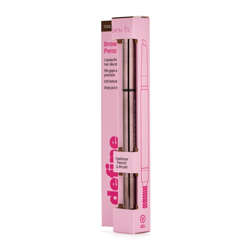 Brow FX Brow Grooming Pencil, Water-Resistant & Long-Lasting Formula, Double-Ended