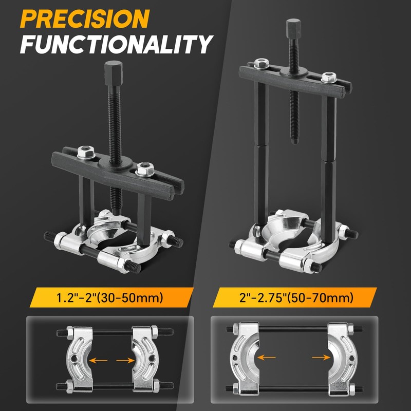 weyleity Heavy Duty 5-Ton Bearing Puller Set | 14PCS Wheel