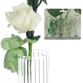 Qilxziy Plant Propagation Buddy,Plant Support for Sprouts, Stems, Shoots, and Cuttings,Cute Little Elephant Shape Plant Supporters for Plant Propagation Station or Indoor Garden,Gift for Plant Lover