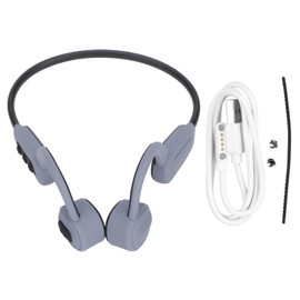 K8 Waterproof Bone Conduction Headphones Magnetic Charging Wireless Sports Headphones for Swimming RunningGray