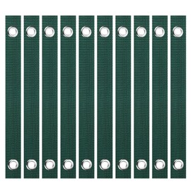 PATIKIL 16 Inch Tree Straps for Staking, 20 Pack Tree Support Stakes, Tree Straightening Ties with Grommets for Newly Planted Straight, Green