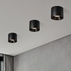 FNOESTY Flush Mount Ceiling Light Fixtures, 20W 4000K Dimmable Cylinder