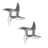 2 Pack #22 Meat Grinder Blade Stainless Steel Knife Cutter
