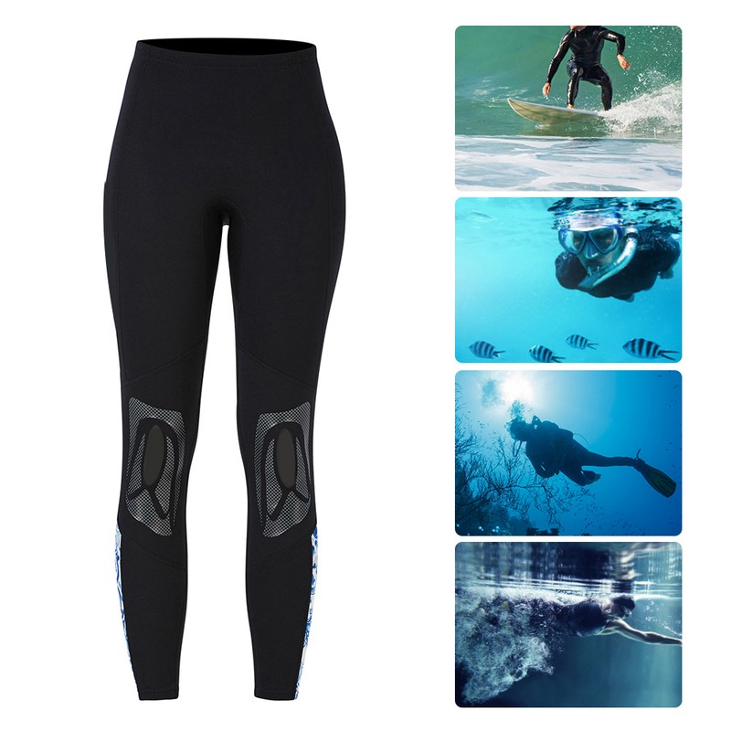 1.5mm Depth Diving Trousers Long Pants for Water Sports Snorkeling