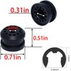URSOGUDE 2PCS Transfer Case Shifter Linkage Control Lever Bushing Grommet