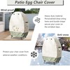 Sobana Sobana Outdoor Egg Chair Cover with Double Zipper,Waterproof Dust