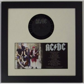 CD Frame for CD Disc and Double Booklet CD Booklet Featuring White Mat Design and Black matte solid wood frame