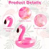 8pcs Inflatable Pool Drink Holder Floating Coasters Multi Shape Swimming