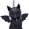 Nemesis Now Cult Cuties Malpuss Hanging Ornament, Black, 9.2cm