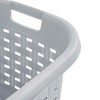 Sterilite 6-Pack Weave Laundry Basket, Rectangle Plastic Clothes Hamper w/